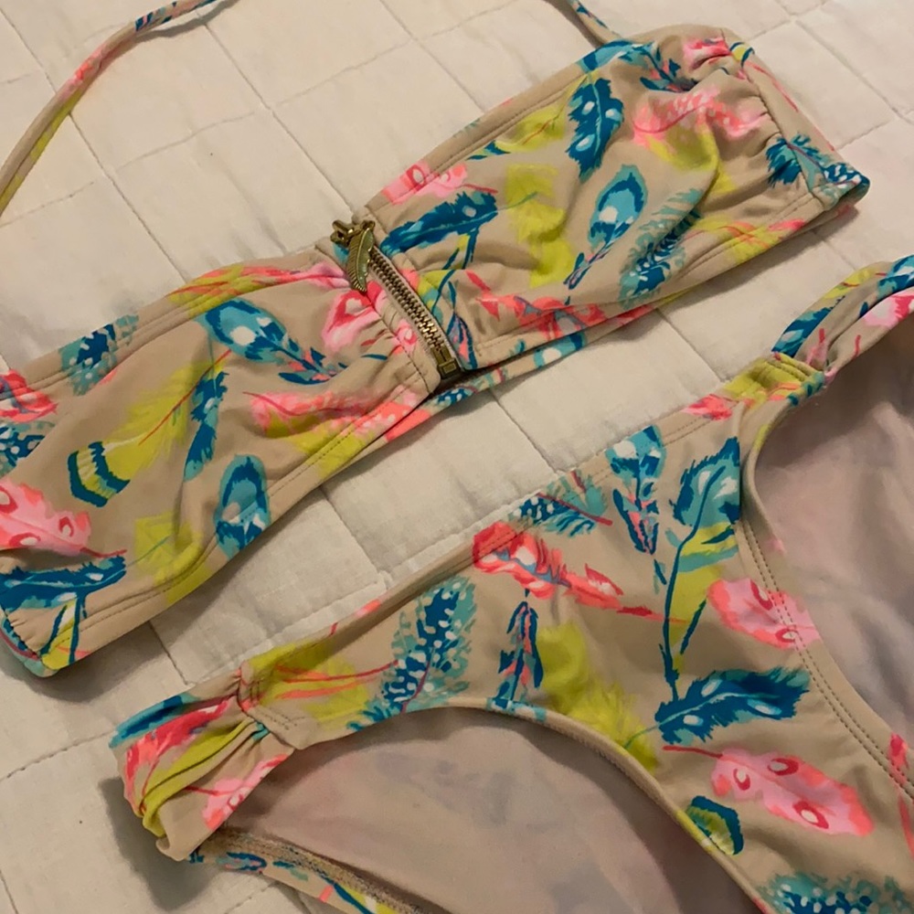 two piece bathing suit worn once
